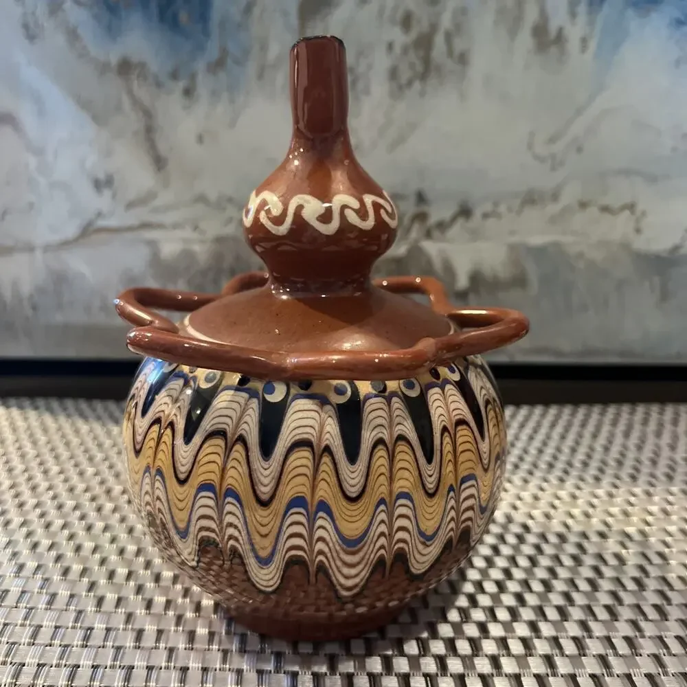 Troyan Ceramics Bulgaria Liquor Schnapps Decanter 1960s/70s/ See Details